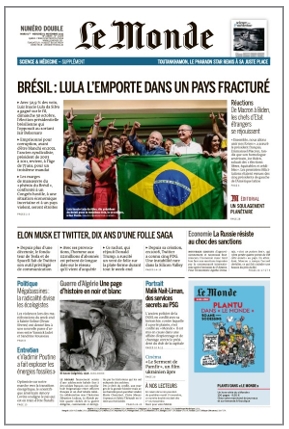 Le Monde coloca a foto de Lula e apoiadores na capa de sua página no  Facebook